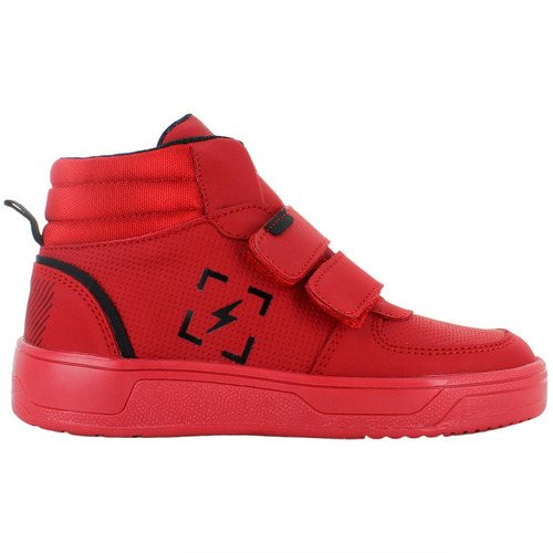 Tropicana Tenis Bota Basquet Moda Polipiel Rojo Niño 82651