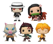 Comprar Funko Pop Set Demon Slayer Tanjiro, Nezuko, Inosuke, Zenitsu