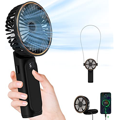 Tunise Ventilador Portátil De Mano, Ventilador Mgzrl