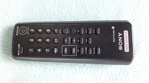 Sony - Control Remoto Rmt-cv25a (radio Cassette Cd Player)