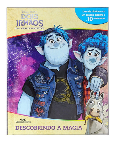 Livro Com 12 Miniaturas - Dois Irmãos Descobrindo A Magia