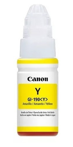 Tinta Canon Gi-190 4 Colores Pixma G4110 G3110 G2110 G1100