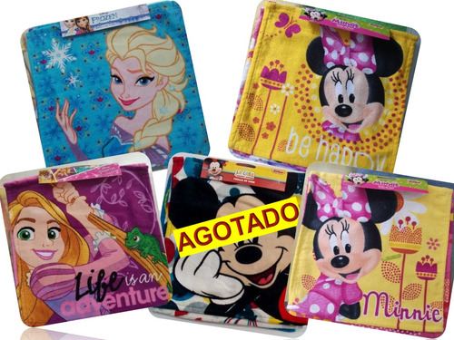 Pack De 3 X Toallas De Cara O Facial Disney -  La Bellota  