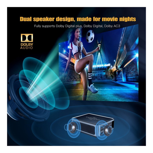 1080p 8000lm Full Hd Proyector 8k Android 5g Wifi Bluetooth