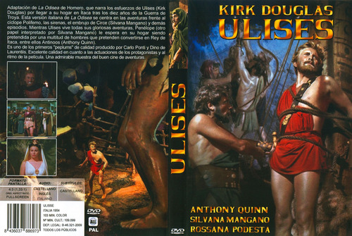 Ulises - Kirk Douglas - Mitologia - Grecia - Dvd