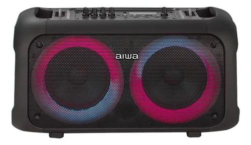 Parlante Activo Aiwa Aw-poh35 Portátil Blutetooth 400W PMPO Color Negro