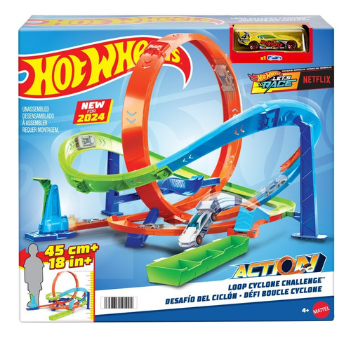 Hot Wheels Action Pista De Juguete Desafío Extremo Color Multicolor