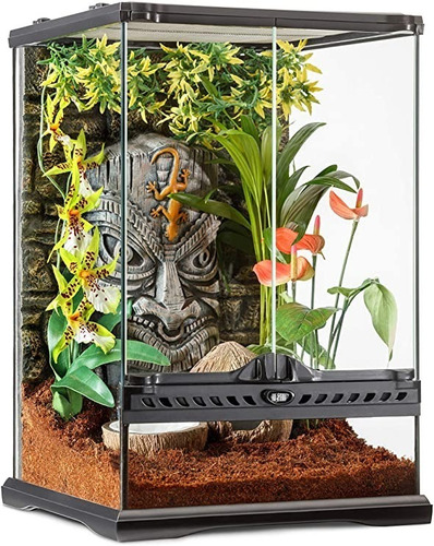 Imagen 5 de 9 de Terrario Reptiles Insectos Medium Xtall Exo Terra 60x45x90cm