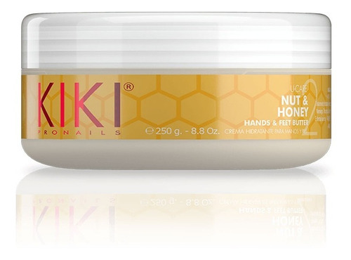 Crema Manos Pies Ultra Hidratante Miel Nuez 250g Kiki Idraet