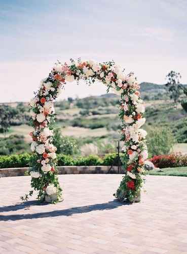 Arco De Flores Ana Vestido De Novia