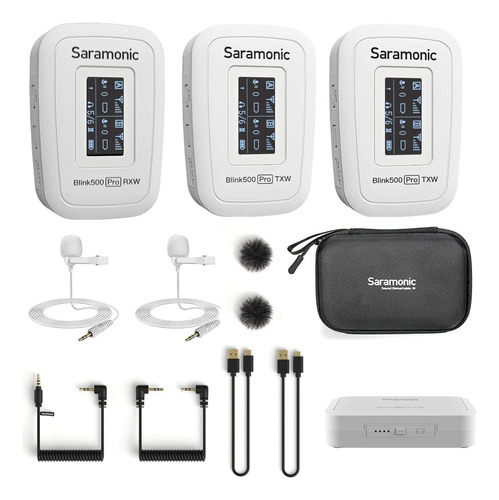Saramonic Snow White Advanced 2.4 Ghz Sistema De Micrófono I