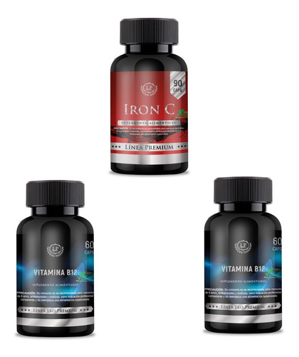 Pack 1 Hierro Con Vit. C + 2 Env. De Vit. B12 + Envío Gratis