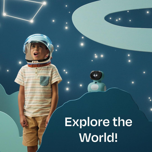 Miko Mini: Robot Ai Para Niños, Color Azul