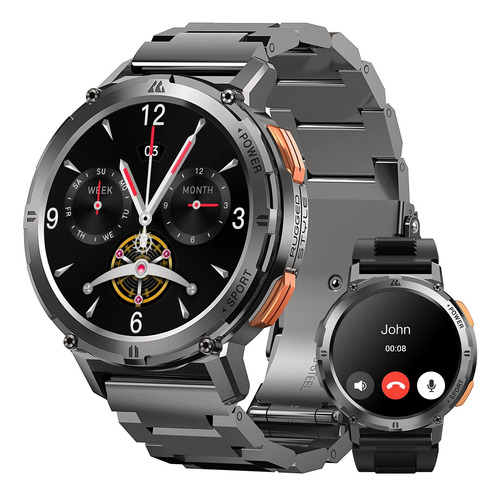 Amaztim Relojes Inteligentes Para Hombres, Bateria Extra Lar