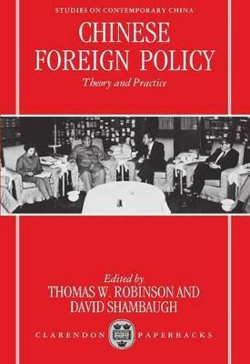 Libro Chinese Foreign Policy - Thomas W. Robinson