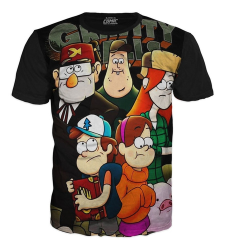 Camiseta De Gravity Falls Adultos Y Niños 