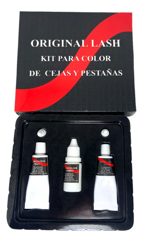 Kit Tinte De Pestañas Y Cejas Lash Color Para 100 Servicios