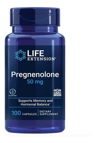 Pregnenolone 50 Mg 100 Cápsulas