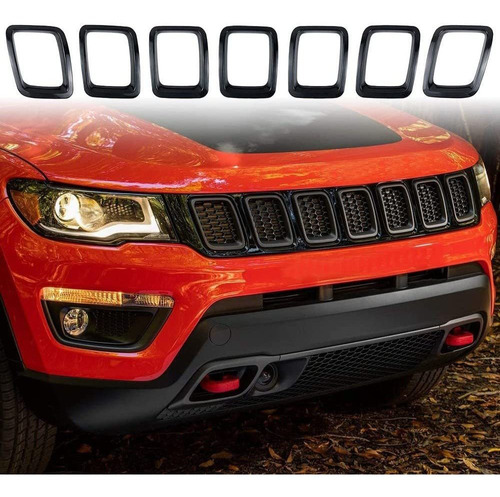 Neopaftu Front Grille Cover Inserts Compatible With Jeep Com