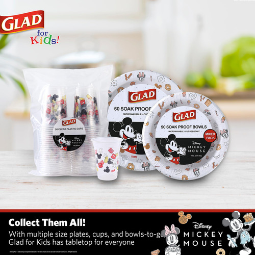 Vasos De Plástico Glad For Kids Disney Mickey Mouse, 473 Ml,