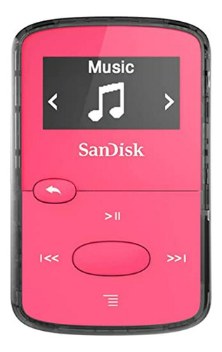 Sandisk 8gb Clip Jam Reproductor Mp3, Rosa - Ranura Para Tar