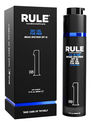 Rule - Hidratante Facial 10 En 1 Para Hombre Con Spf 20