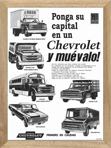 Cuadros Decorativos  Autos Y Camiones Chevrolet   L218