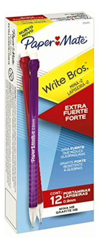 Lapiceros Portaminas Paper Mate White Bros Mina Extra Fuerte