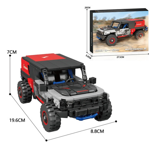 Modelo De Vehículo De Carreras Todoterreno Building Block, S