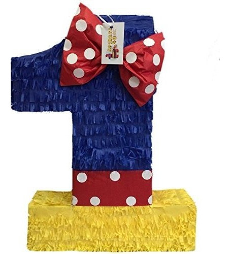 Tema De Princesa Piñata Número Uno Multicolor