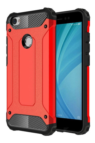 Carcasa Protector  Armor Para Xiaomi Note 5a Prime Rojo