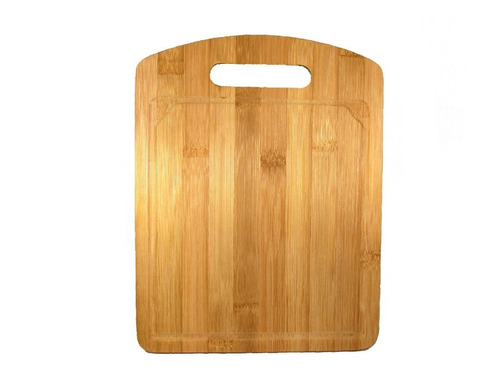 Tabla Bandeja Para Cortar En Madera Bambu 34 X 24 Cm.