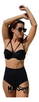 Comprar Bikinis Mallas Mujer- Conjunto Con Bombacha Pin Up Tiro Alto