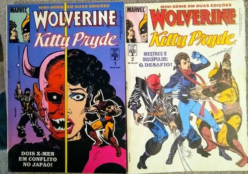 Wolverine & Kitty Pryde Minissérie/abril - Minissérie Especial Em 2 Edições (Usado)