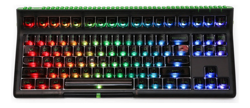 Teclado Epomaker Brick 87 Rgb 80% Preto Inglês Internacional