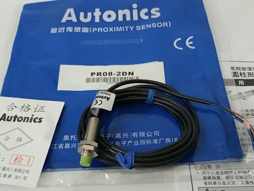 Sensor Inductivo Pr08-2dn, Npn, No,24vdc, Autonics.