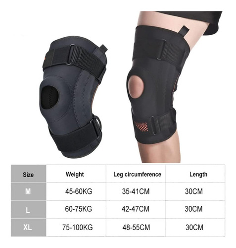 1 Rodillera De Soporte Con Resorte Para Correr, Baloncesto Y