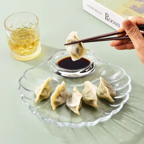 Ch Platos Transparentes Para Aperitivos Frutas Secas Shell D