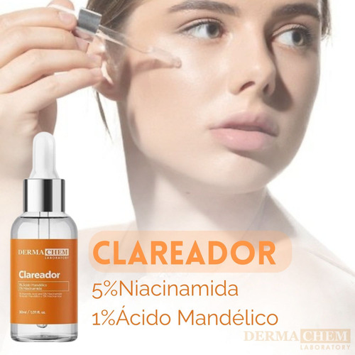 Sérum Facial Clareador Dermachem Niacinamida Reduz Manchas Todo Tipo De Pele Dia/noite