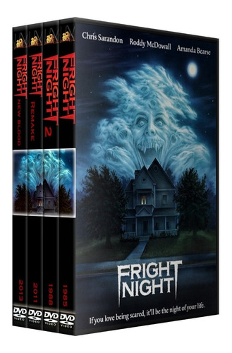 Fright Night La Noche Del Espanto Saga Completa 4 Dvd
