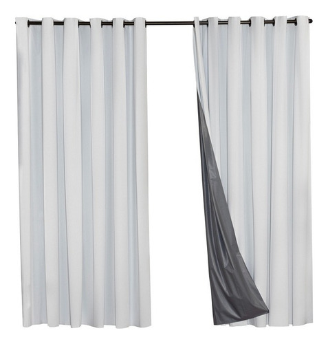 Cortina Quarto Sala Blackout Lisa 2,80m X 1,60m Pvc Promoção