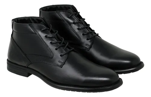 Botas Dockers Negras Hombre Albert 2223262 Vestir Casuales