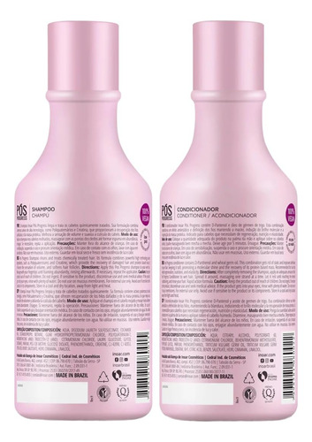 Inoar - Kit Shampoo E Condicionador Pos Progress, Tratamento