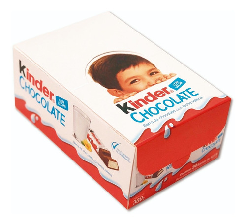 Imagen 1 de 1 de Caja Barrita Kinder X 24 U - Lollipop 