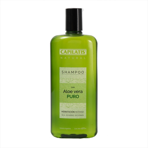 Capilatis Aloe Vera Puro Shampoo X 420ml Hidratación Intensa