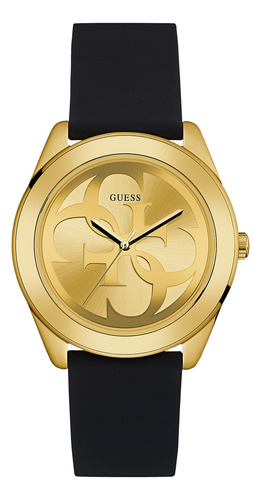Reloj Para Dama Guess G Twist W0911l3 Negro Color del bisel Dorado Color del fondo Dorado