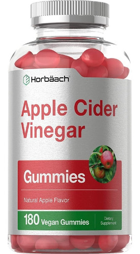 Vinagre De Sidra De Manzana 600 Mg Horbäach 180 Gomitas