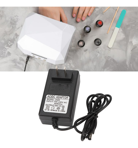 Adaptador De Alimentación Para Lámpara De Uñas 24v2a 48w