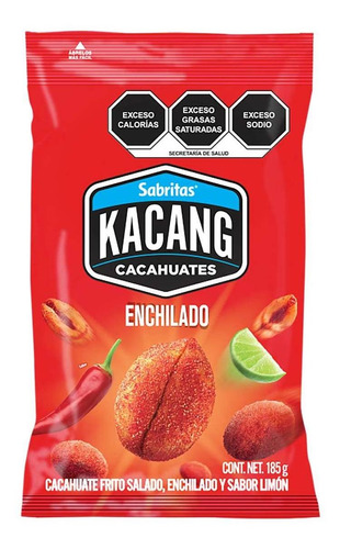 Cacahuates Kacang Enchilados 185g
