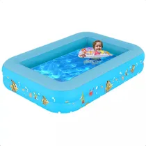 Comprar Piscina Inflable Para Niños Azul Claro Piscina Inflable Rectangular Piscina Niños Arcashopping Piscina Infantil Azul Claro Piscina Inflable Rectangular Piscinas Pequeñas Acolchada Niños
